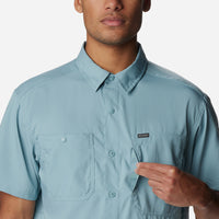 Áo Sơ Mi Tay Ngắn Nam Columbia Silver Ridge™ Utility Lite - Xanh Dương - Supersports Vietnam