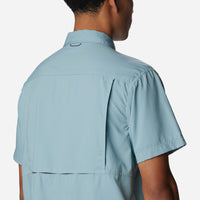 Áo Sơ Mi Tay Ngắn Nam Columbia Silver Ridge™ Utility Lite - Xanh Dương - Supersports Vietnam