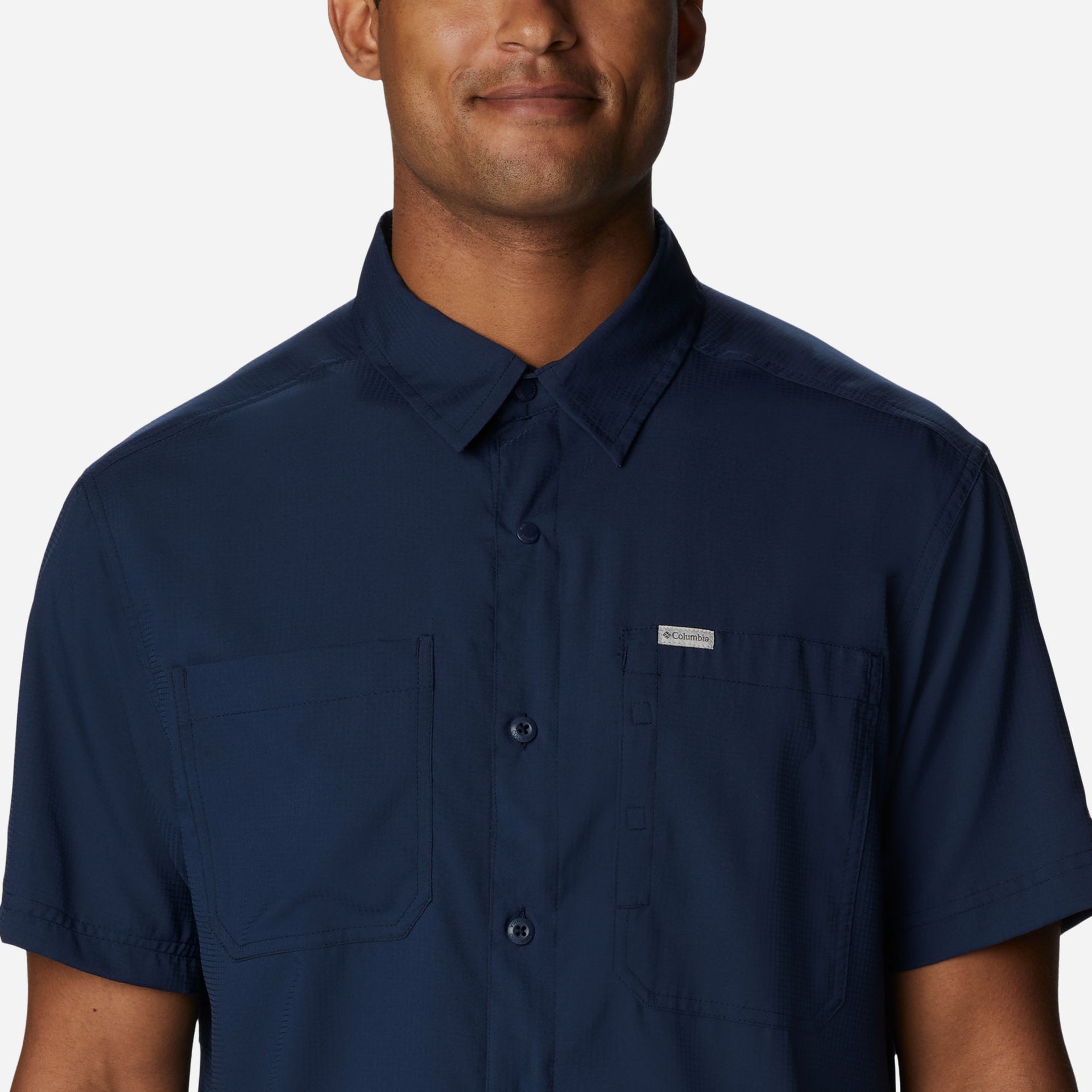 Áo Sơ Mi Ngắn Tay Nam Columbia Silver Ridge™ Utility Lite - Xanh Navy - Supersports Vietnam
