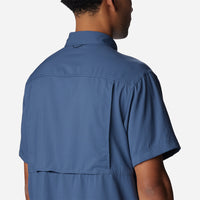 Áo Sơ Mi Tay Ngắn Nam Columbia Silver Ridge™ Utility Lite - Xanh Dương - Supersports Vietnam
