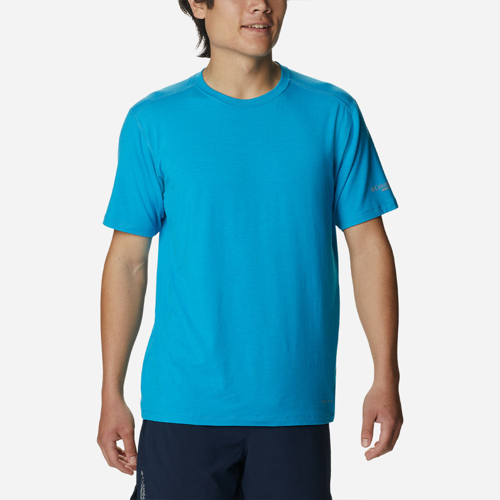 Áo Thun Ngắn Tay Nam Columbia Endless Trail™ Running Tech - Xanh Dương - Supersports Vietnam