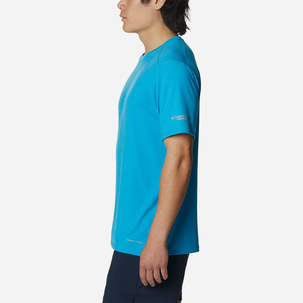 Áo Thun Ngắn Tay Nam Columbia Endless Trail™ Running Tech - Xanh Dương - Supersports Vietnam