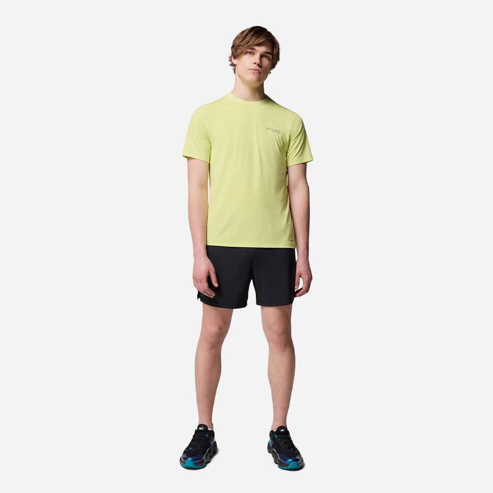 Áo Thun Nam Columbia Endless Trail™ Running Tech - Vàng Chanh - Supersports Vietnam