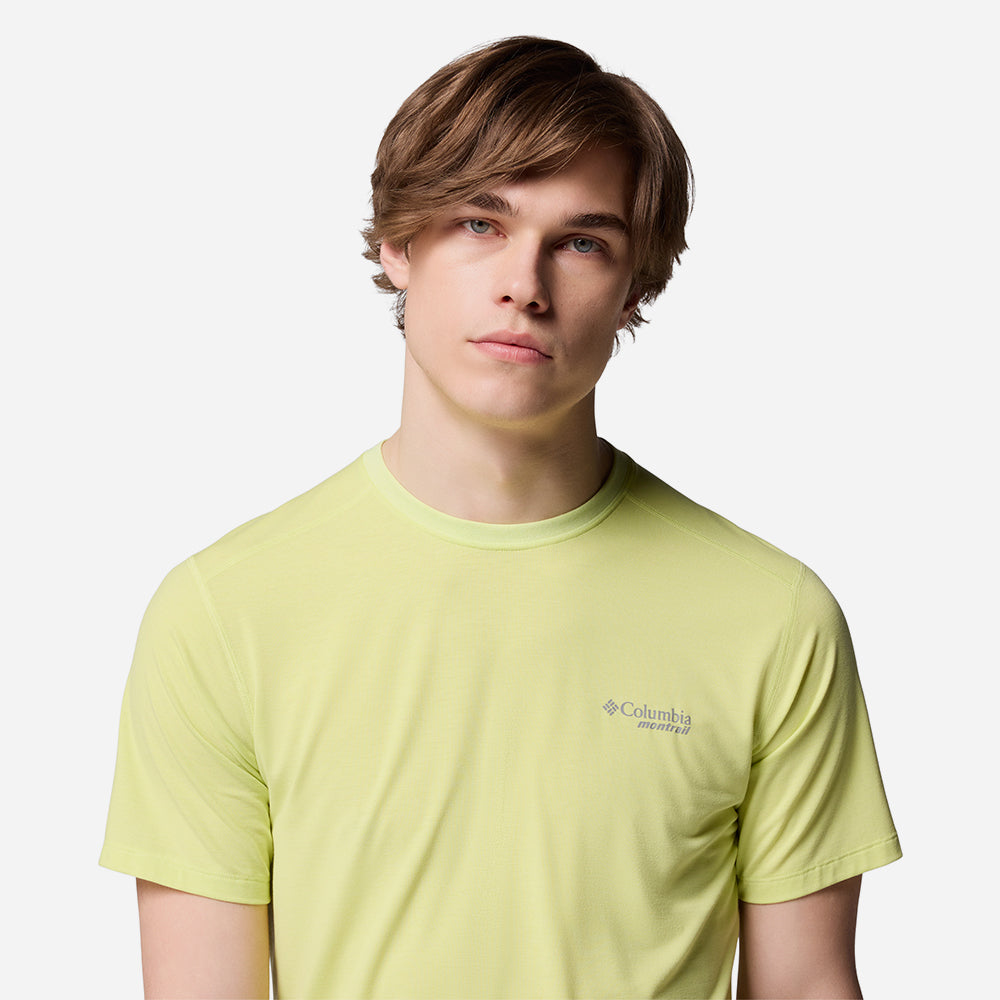 Áo Thun Nam Columbia Endless Trail™ Running Tech - Vàng Chanh - Supersports Vietnam