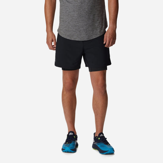 Quần Ngắn Thể Thao Nam Columbia Endless Trail™ 2In1 - Đen - Supersports Vietnam