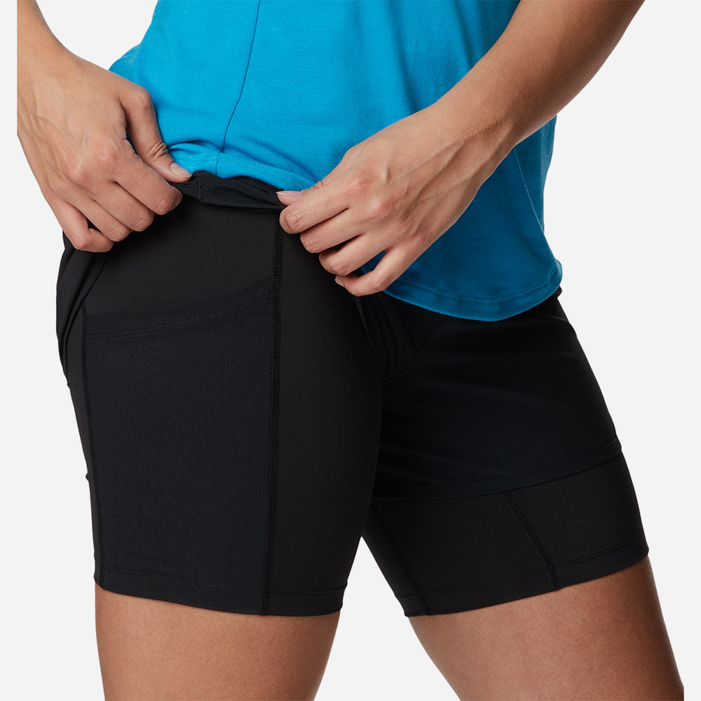 Quần Ngắn Nữ Columbia Endless Trail™ 2N1 - Đen - Supersports Vietnam