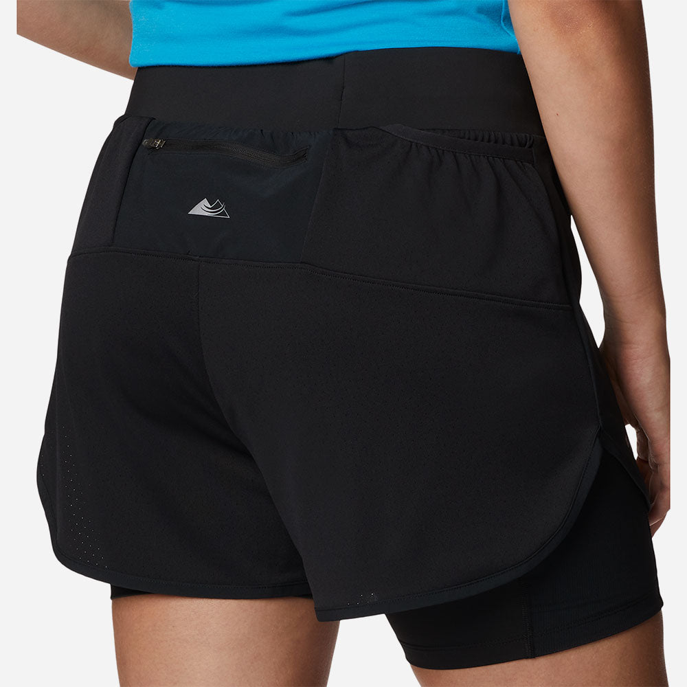 Quần Ngắn Nữ Columbia Endless Trail™ 2N1 - Đen - Supersports Vietnam