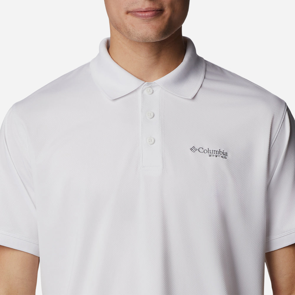 Áo Polo Ngắn Tay Nam Columbia Tamiami™ - Trắng - Supersports Vietnam