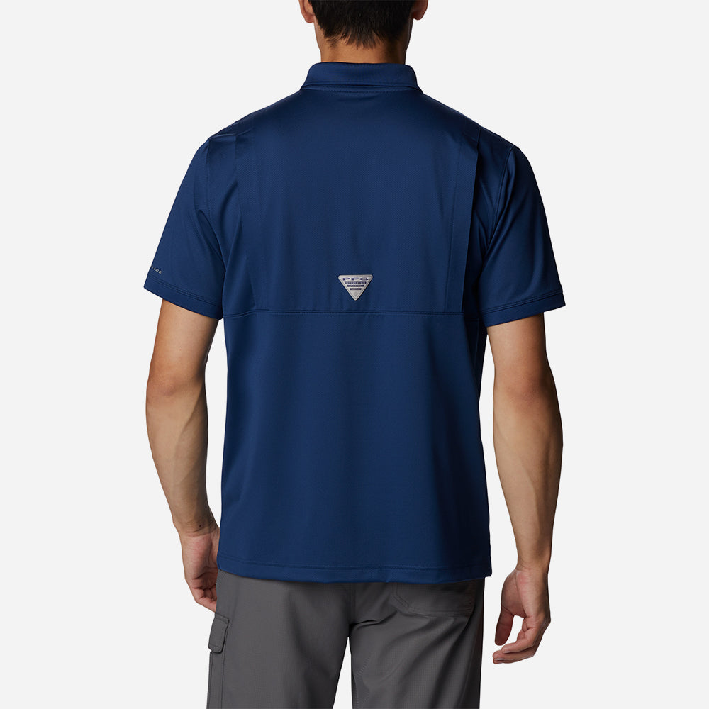 Áo Polo Ngắn Tay Nam Columbia Tamiami™ - Xanh Dương - Supersports Vietnam