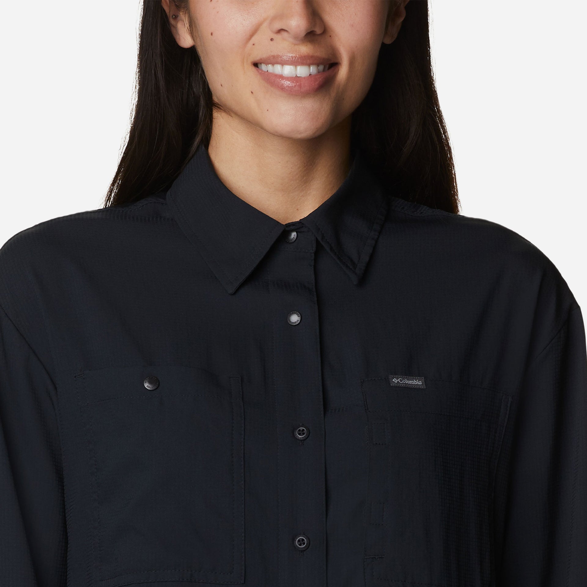 Áo Sơ Mi Dài Tay Nữ Columbia Silver Ridge Utility™ - Đen - Supersports Vietnam