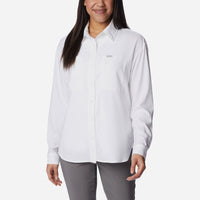 Áo Sơ Mi Dài Tay Nữ Columbia Silver Ridge Utility™ - Trắng - Supersports Vietnam
