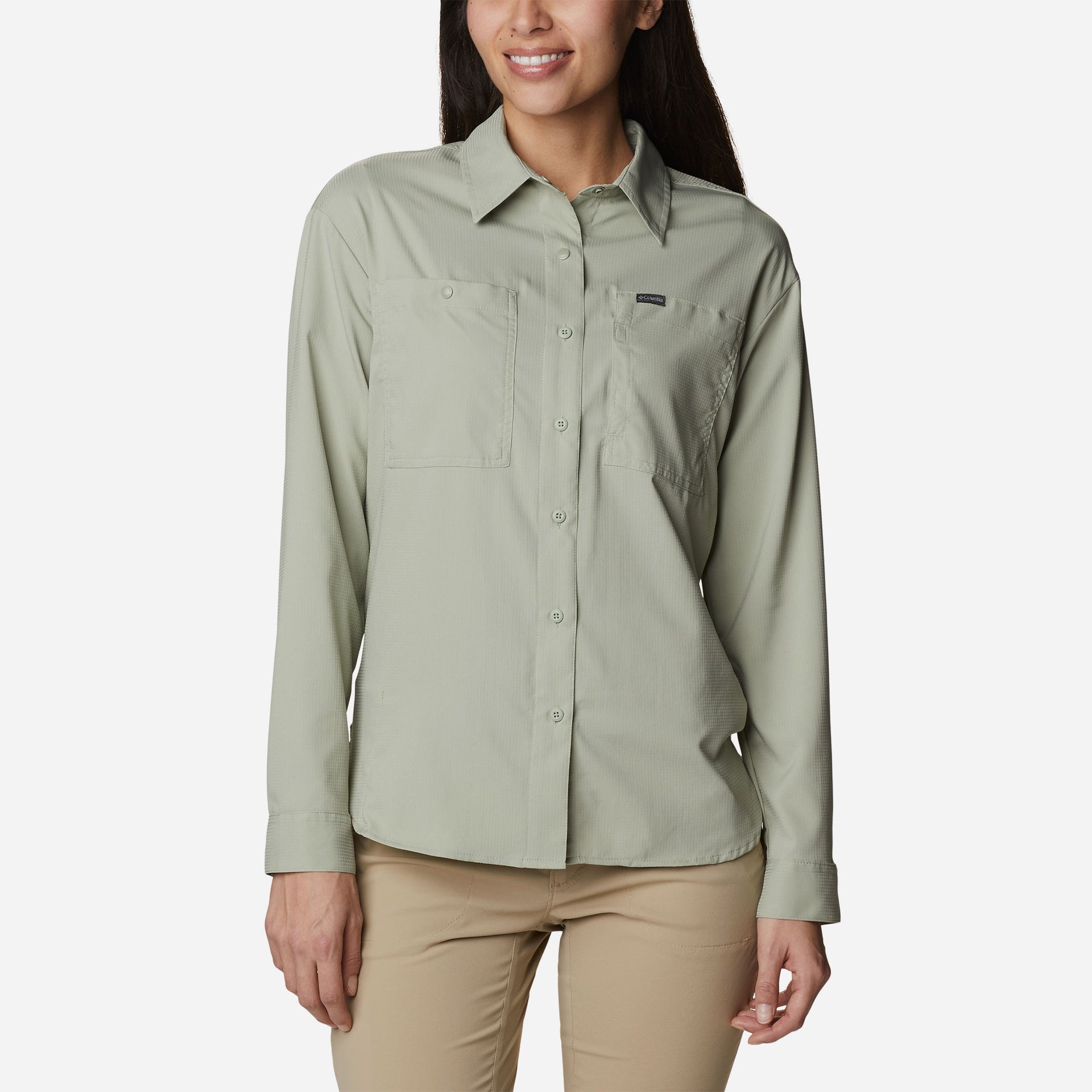 Áo Sơ Mi Dài Tay Nữ Columbia Silver Ridge Utility™ - Xanh Mint - Supersports Vietnam
