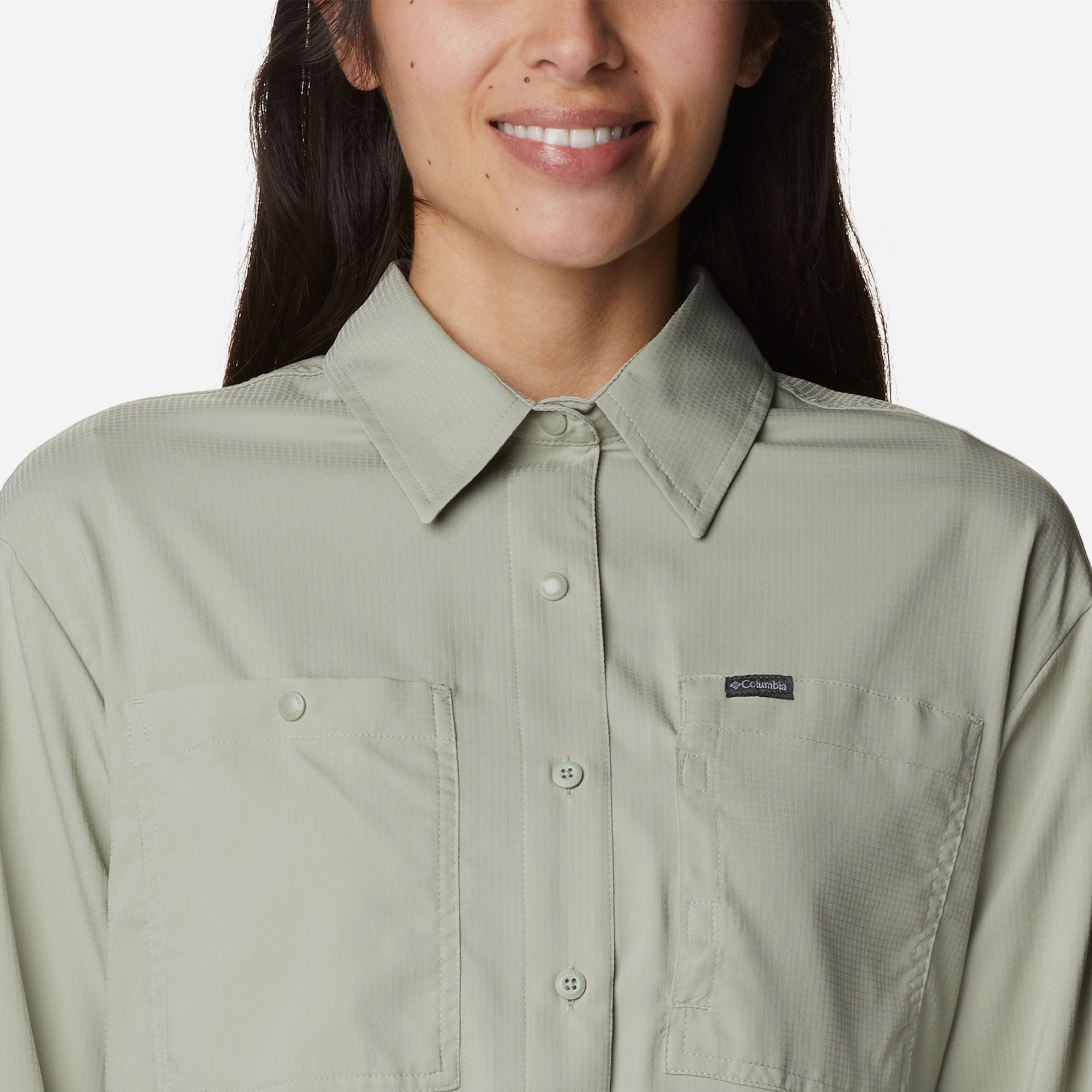 Áo Sơ Mi Dài Tay Nữ Columbia Silver Ridge Utility™ - Xanh Mint - Supersports Vietnam