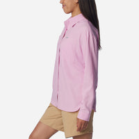 Áo Sơ Mi Tay Dài Nữ Columbia Silver Ridge Utility™ Longsleeve - Hồng - Supersports Vietnam