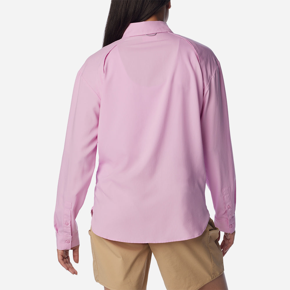 Áo Sơ Mi Tay Dài Nữ Columbia Silver Ridge Utility™ Longsleeve - Hồng - Supersports Vietnam