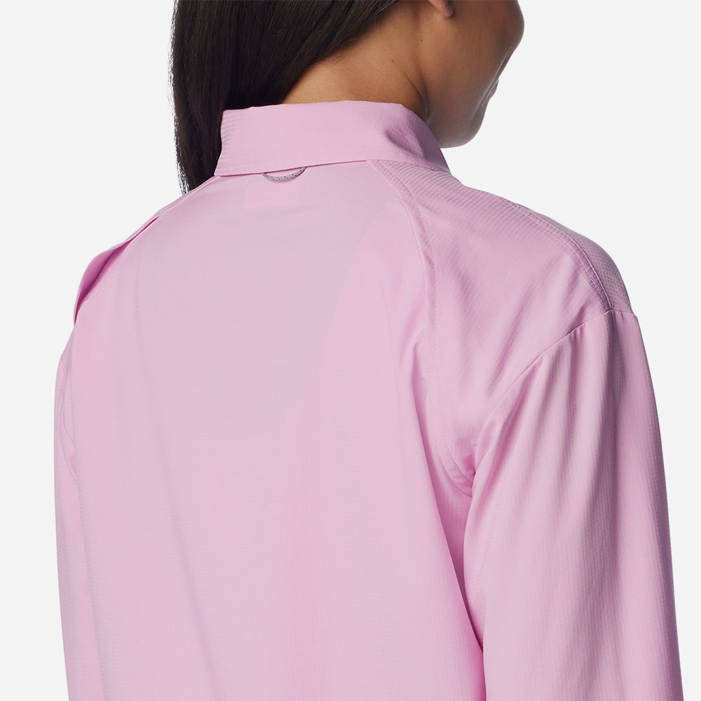 Áo Sơ Mi Tay Dài Nữ Columbia Silver Ridge Utility™ Longsleeve - Hồng - Supersports Vietnam