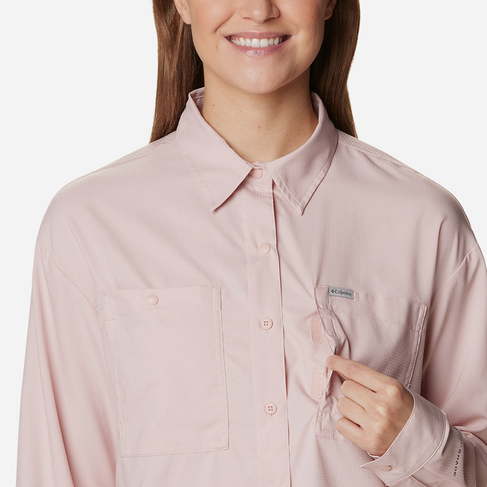 Áo Sơ Mi Tay Dài Nữ Columbia Silver Ridge Utility™ - Hồng - Supersports Vietnam