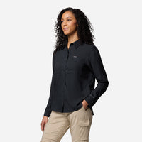 Áo Sơ Mi Dài Tay Nữ Columbia Silver Ridge Utility™ Long Sleeve - Đen - Supersports Vietnam