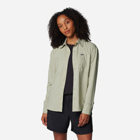 Áo Sơ Mi Dài Tay Nữ Columbia Silver Ridge Utility™ Long Sleeve - Xanh Mint - Supersports Vietnam