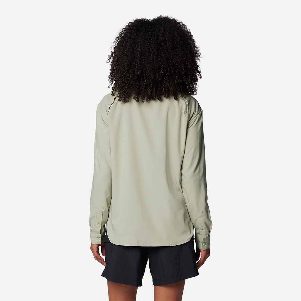 Áo Sơ Mi Dài Tay Nữ Columbia Silver Ridge Utility™ Long Sleeve - Xanh Mint - Supersports Vietnam