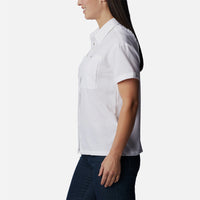 Áo Sơ Mi Tay Ngắn Nữ Columbia Silver Ridge Utility™ Short Sleeve - Trắng - Supersports Vietnam