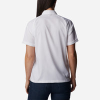 Áo Sơ Mi Tay Ngắn Nữ Columbia Silver Ridge Utility™ Short Sleeve - Trắng - Supersports Vietnam