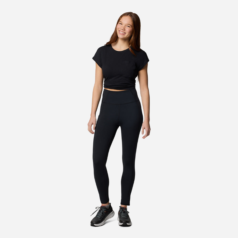 Quần Bó Thể Thao Nữ Columbia Boundless Trek™ Legging (Phiên Bản 2025) - Đen - Supersports Vietnam