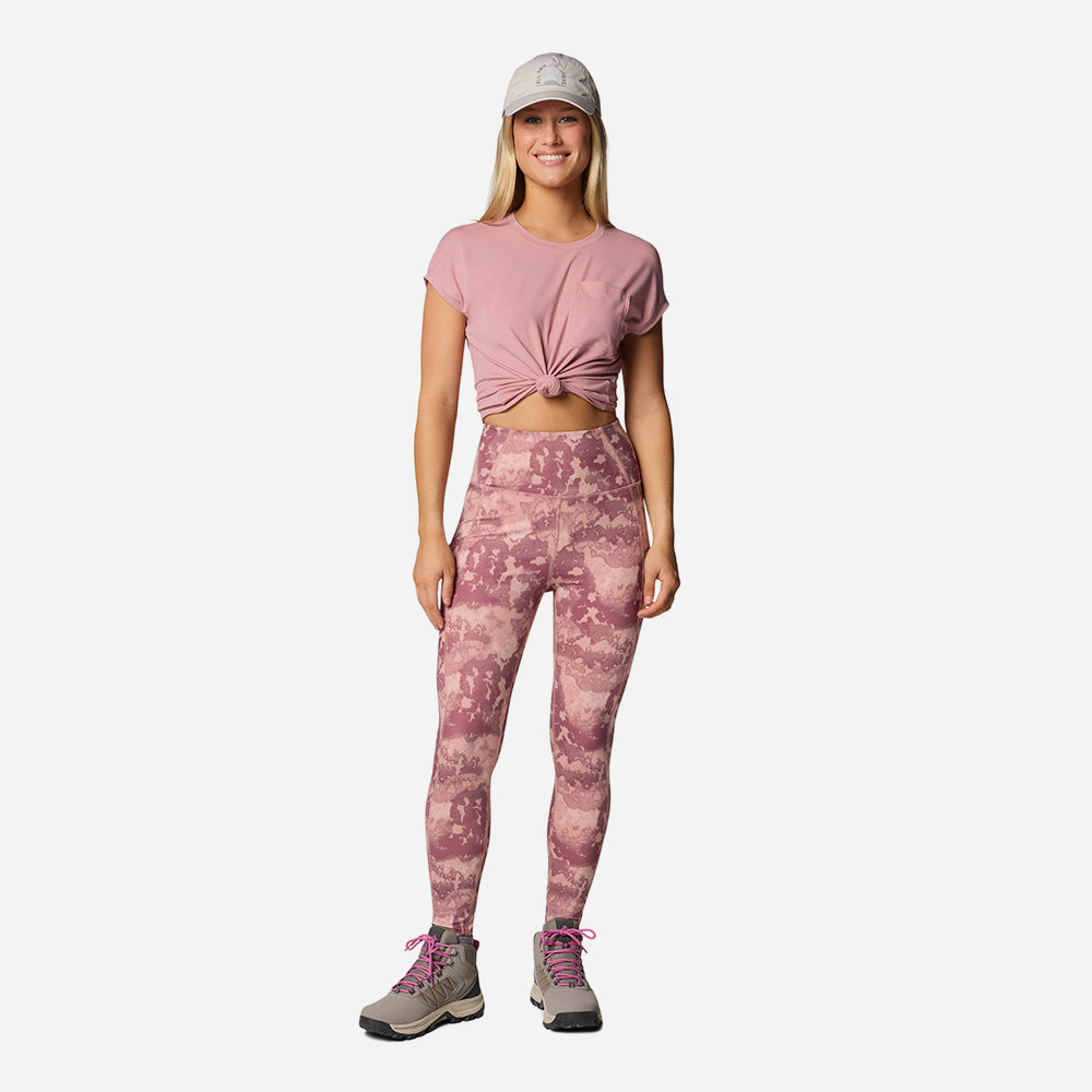 Quần Bó Thể Thao Nữ Columbia Boundless Trek™ Legging - Hồng - Supersports Vietnam