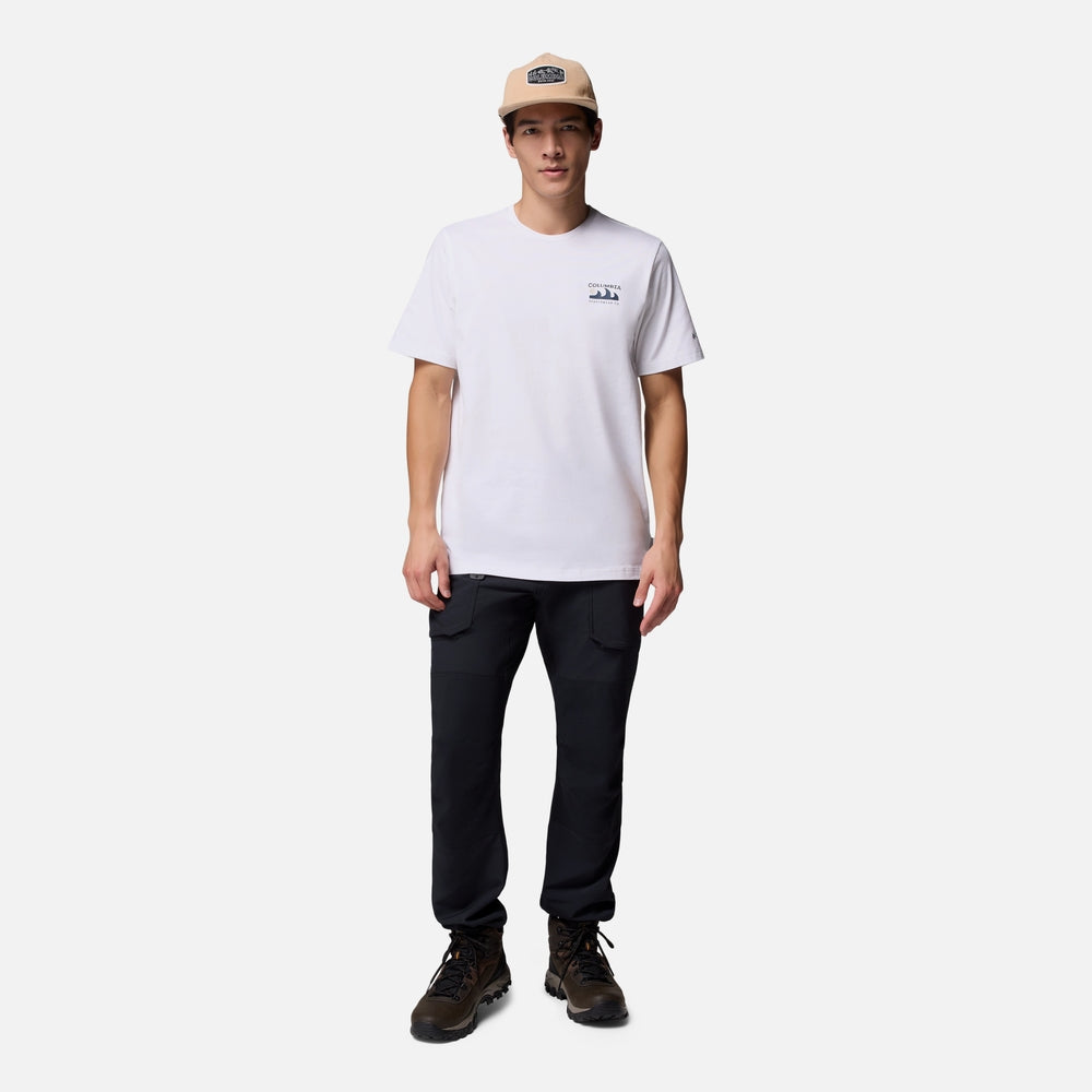 Áo Thun Tay Ngắn Nam Columbia Explorers Canyon™ Back - Trắng - Supersports Vietnam
