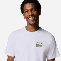 Áo Thun Tay Ngắn Nam Columbia Explorers Canyon™ Back Short Sleeve - Trắng - Supersports Vietnam
