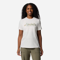 Áo Thun Tay Ngắn Nữ Columbia Boundleshort Sleeve Beauty™ Logo Short Sleeve - Trắng - Supersports Vietnam