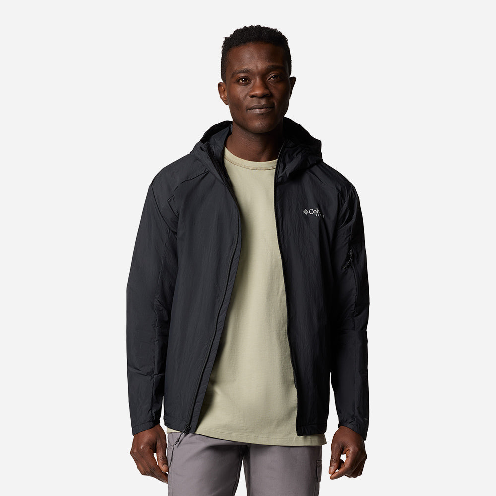 Áo Khoác Nam Columbia Loop Trail™ Ii Windbreaker - Đen - Supersports Vietnam