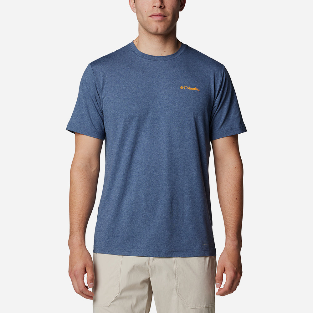 Áo Thun Tay Ngắn Nam Columbia Kwick Hike™ Back Graphic - Xanh Dương - Supersports Vietnam
