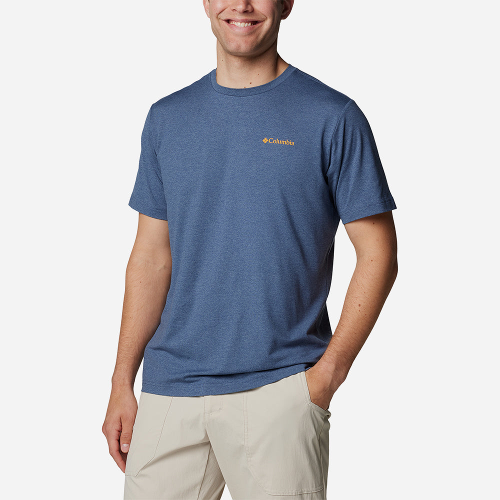 Áo Thun Tay Ngắn Nam Columbia Kwick Hike™ Back Graphic - Xanh Dương - Supersports Vietnam