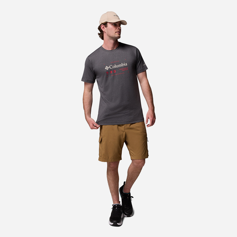 Áo Thun Nam Columbia Kwick Hike™ Graphic Short Sleeve - Xám - Supersports Vietnam