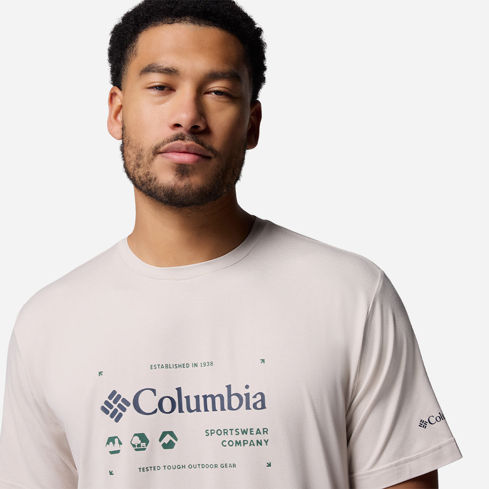 Áo Thun Nam Columbia Kwick Hike™ Graphic Short Sleeve - Be - Supersports Vietnam