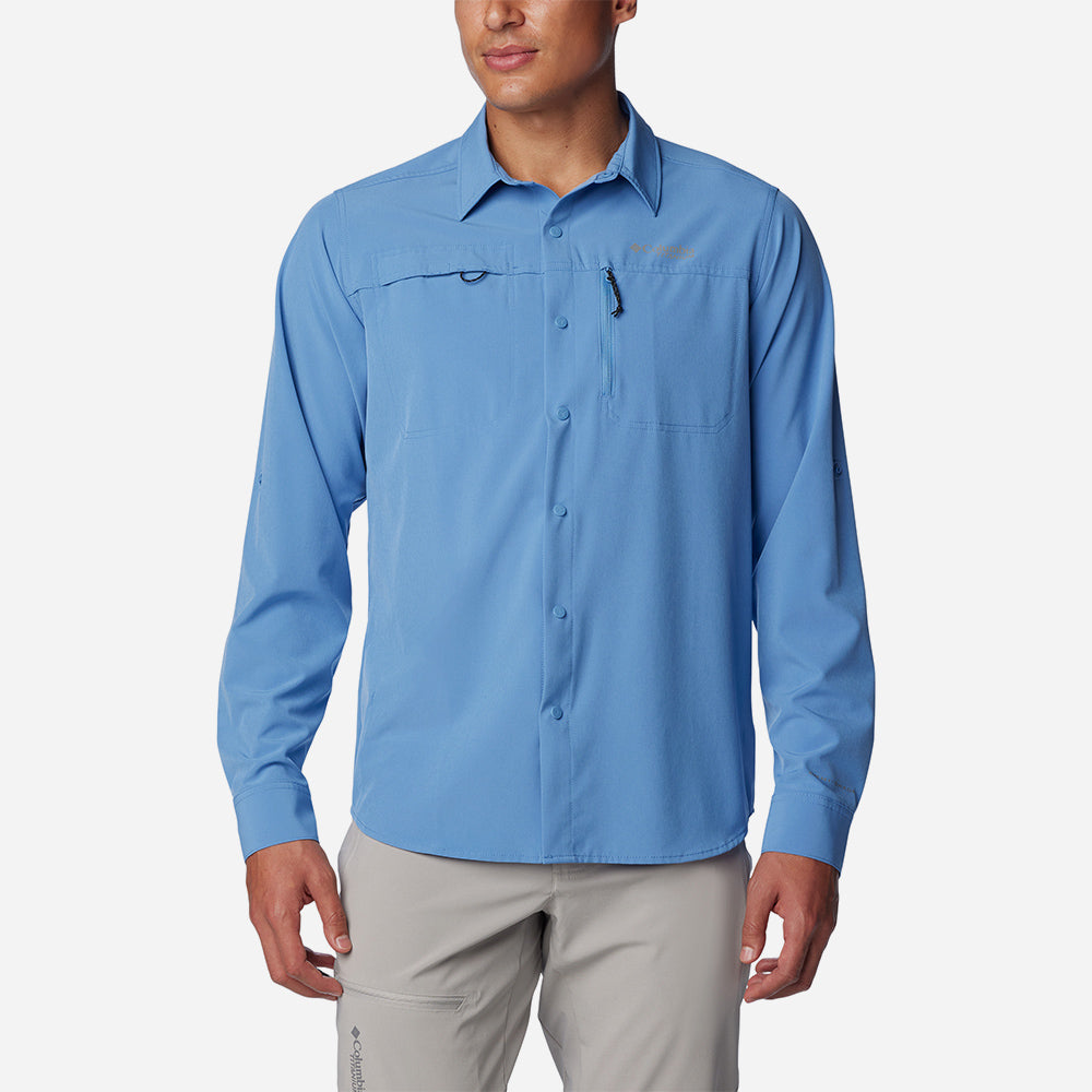 Áo Sơ Mi Dài Tay Nam Columbia Summit Valley™ Woven Long Sleeve - Xanh Dương - Supersports Vietnam