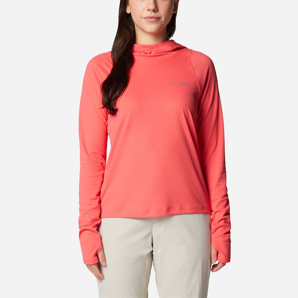Áo Hoodie Nữ Columbia Summit Valley™ - Đỏ - Supersports Vietnam