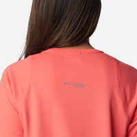 Áo Thun Tay Ngắn Nữ Columbia Summit Valley™ Short Sleeve Crew - Hồng - Supersports Vietnam