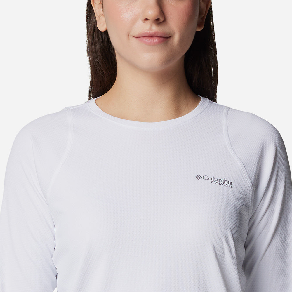 Áo Tay Dài Nữ Columbia Summit Valley™ - Trắng - Supersports Vietnam