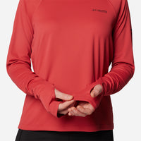 Áo Tay Dài Nữ Columbia Summit Valley™ -  Đỏ - Supersports Vietnam