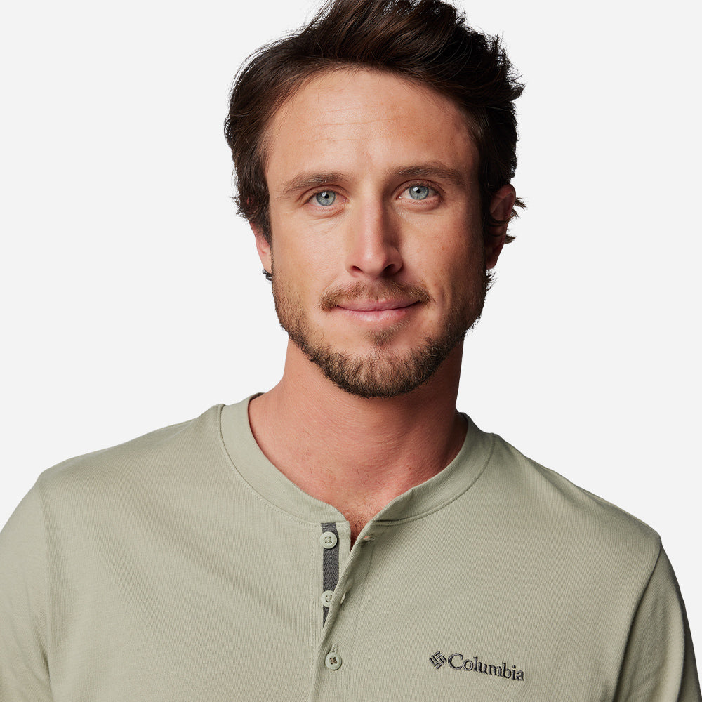 Áo Thun Nam Columbia Landroamer™ Ss Henley Ii - Xanh Mint - Supersports Vietnam