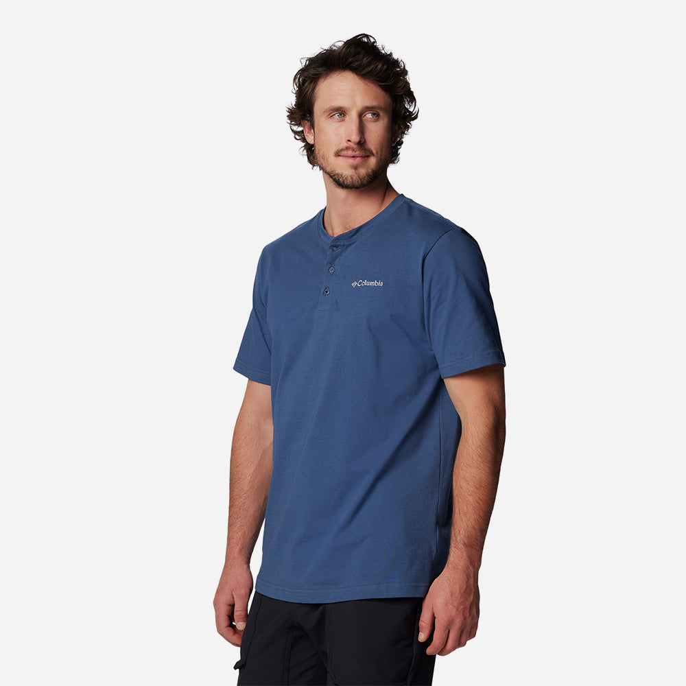 Áo Thun Nam Columbia Landroamer™ Ss Henley Ii - Xanh Dương
