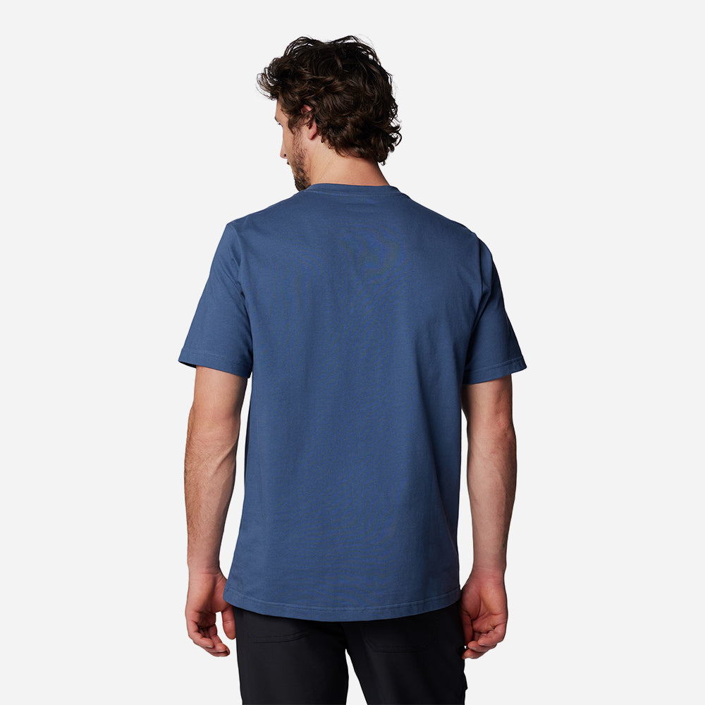 Áo Thun Nam Columbia Landroamer™ Ss Henley Ii - Xanh Dương - Supersports Vietnam