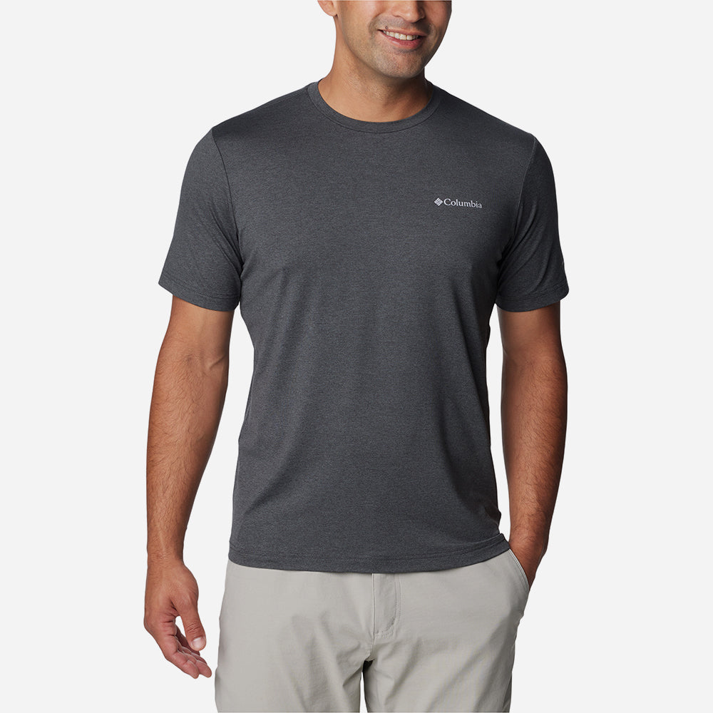 Áo Thun Tay Ngắn Nam Columbia Tech Trail™ Neck Ii - Xám - Supersports Vietnam