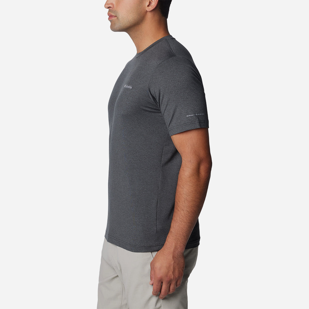 Áo Thun Tay Ngắn Nam Columbia Tech Trail™ Neck Ii - Xám - Supersports Vietnam