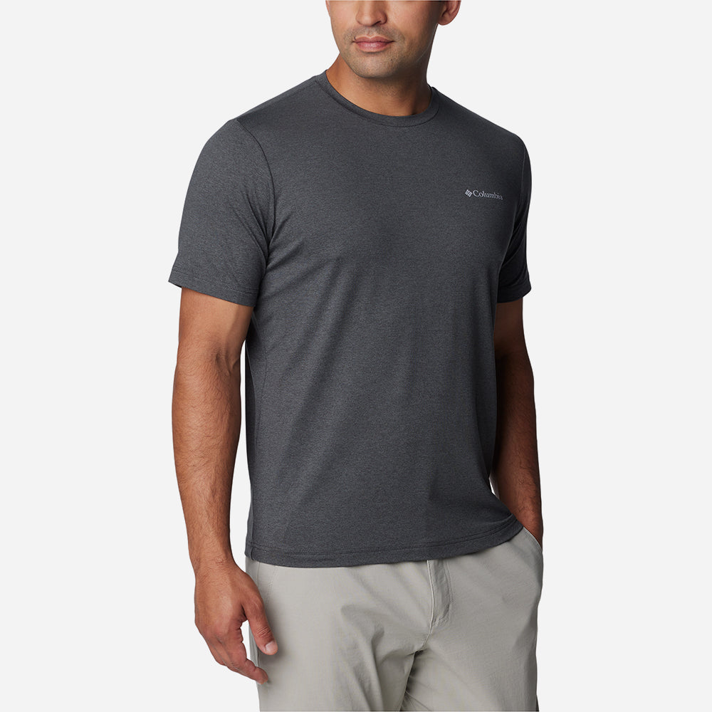 Áo Thun Tay Ngắn Nam Columbia Tech Trail™ Neck II - Xám - Supersports Vietnam