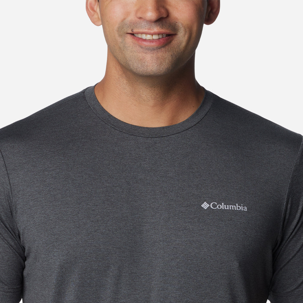 Áo Thun Tay Ngắn Nam Columbia Tech Trail™ Neck Ii - Xám - Supersports Vietnam
