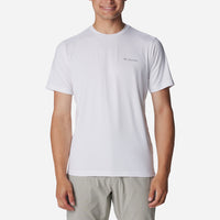 Áo Thun Tay Ngắn Nam Columbia Tech Trail™ Neck II - Trắng - Supersports Vietnam
