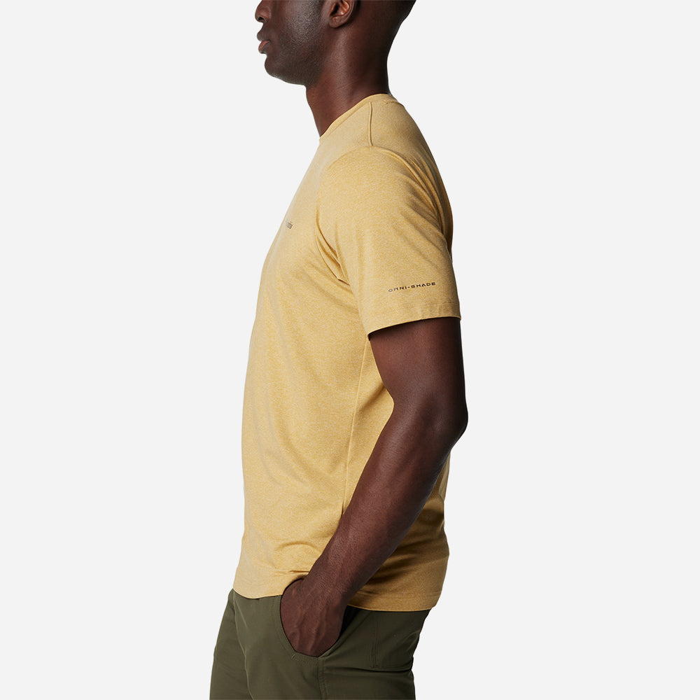 Áo Thun Tay Ngắn Nam Columbia Tech Trail™ Neck II - Vàng - Supersports Vietnam